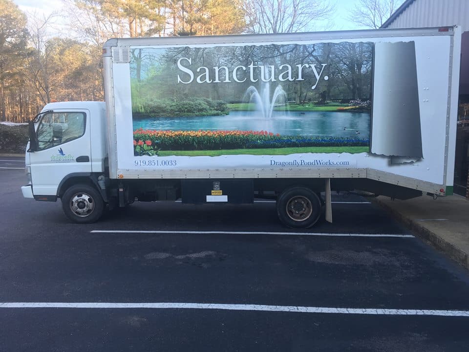 Dragonfly Pond Works Vehicle Wrap