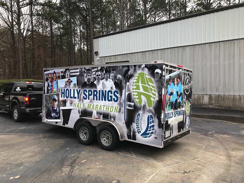 Holy Springs Vehicle Wrap Trailer